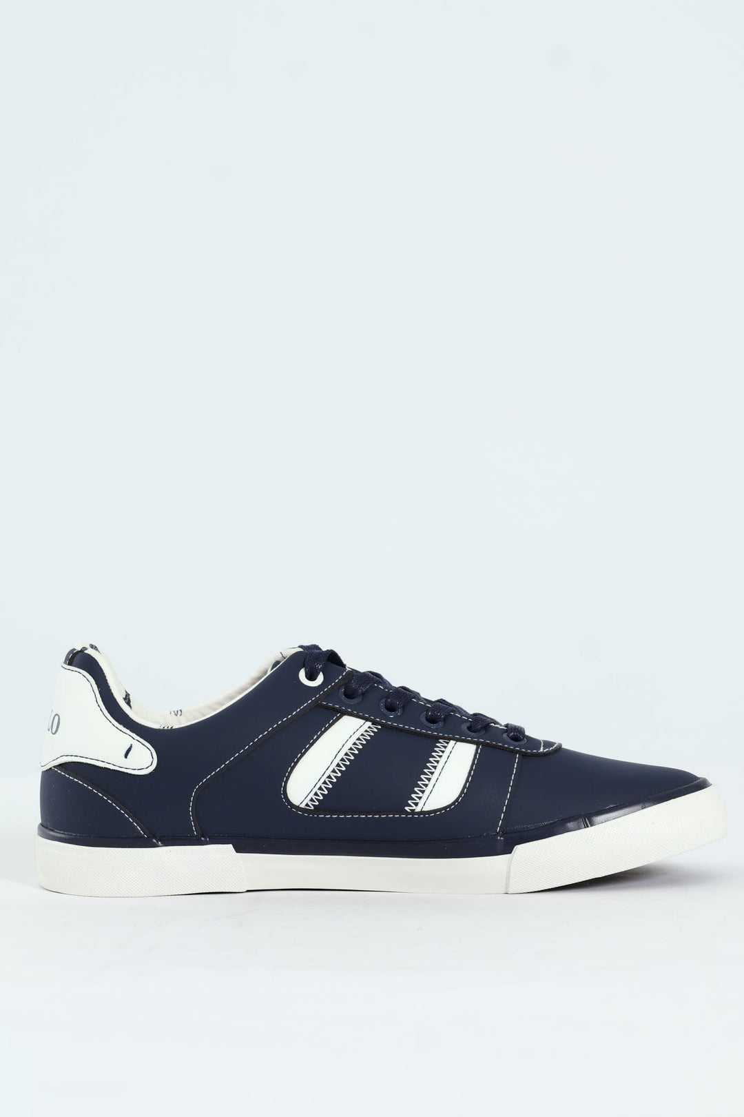 Basic Side Flash Sneaker - Navy