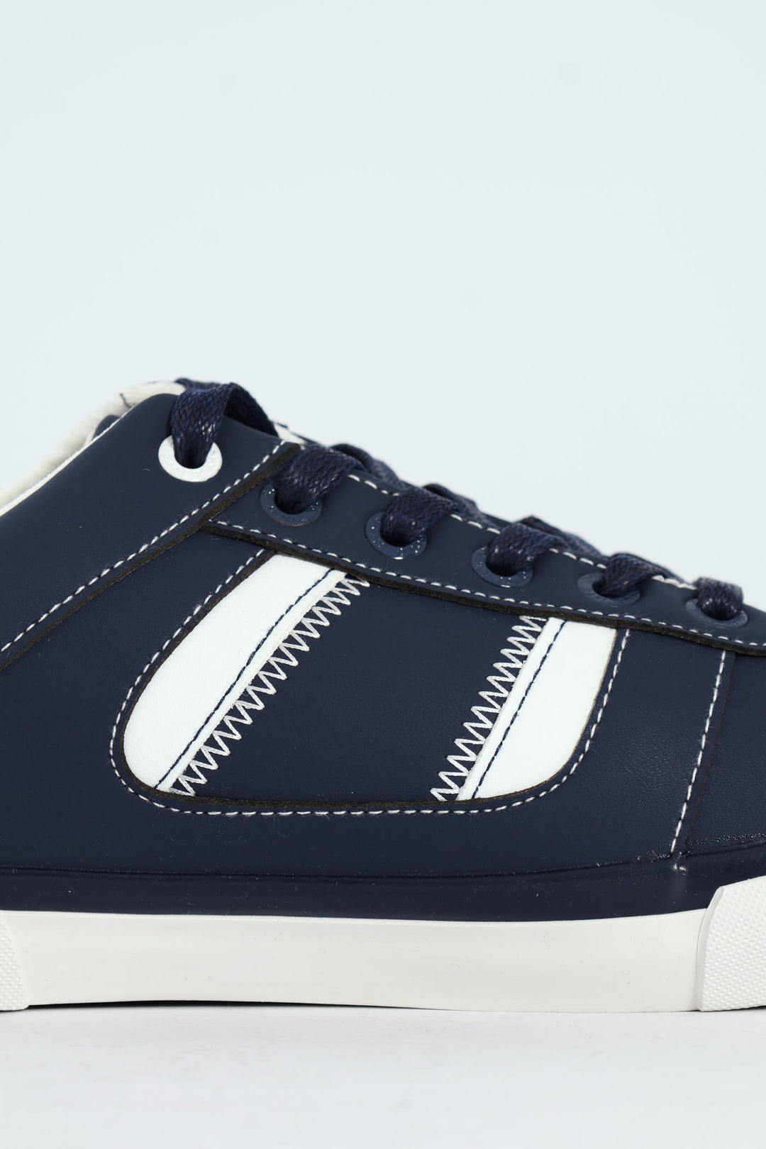 Basic Side Flash Sneaker - Navy
