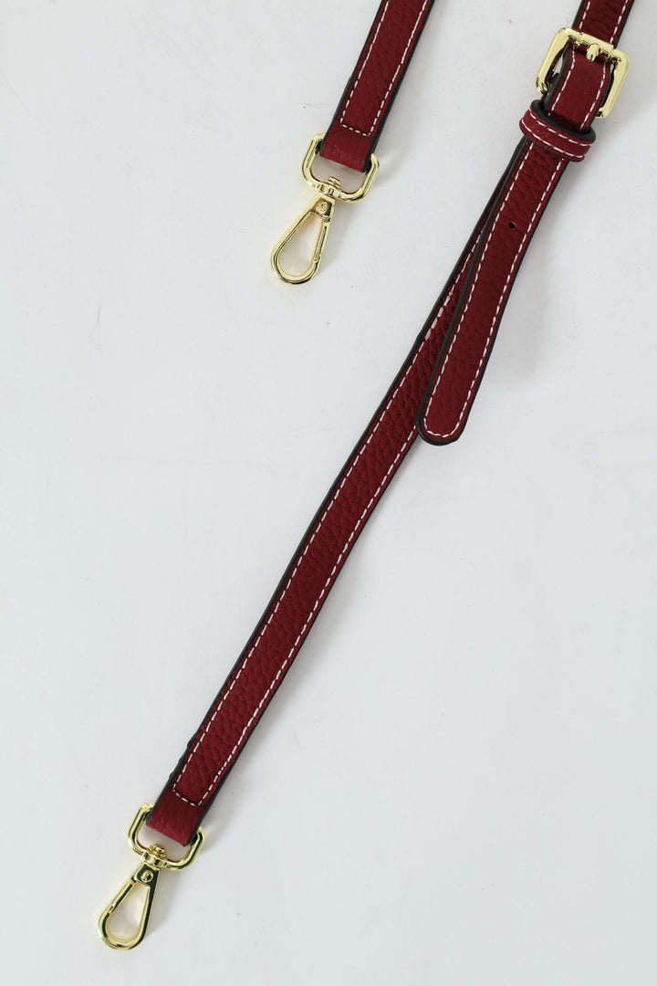 Elexi-Zip Front Bag - Burgundy