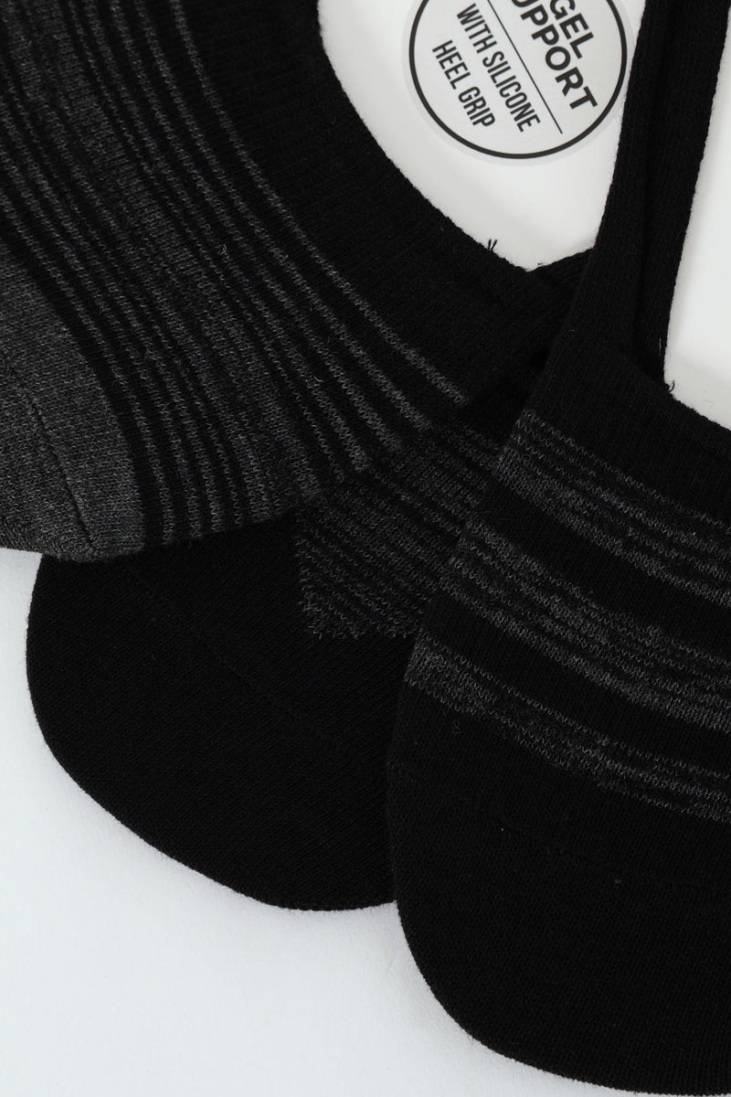 3 Pack Secret Socks - Dark Grey