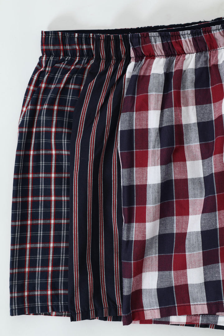 3 Pack Value Boxers - Red