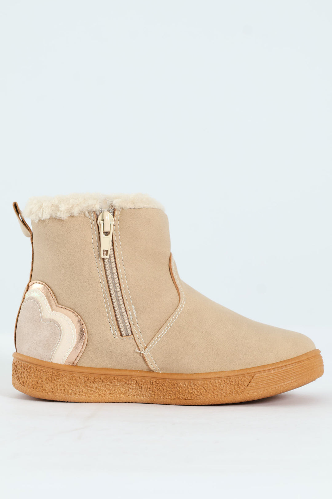 Pre-Girls Applique Boot - Camel