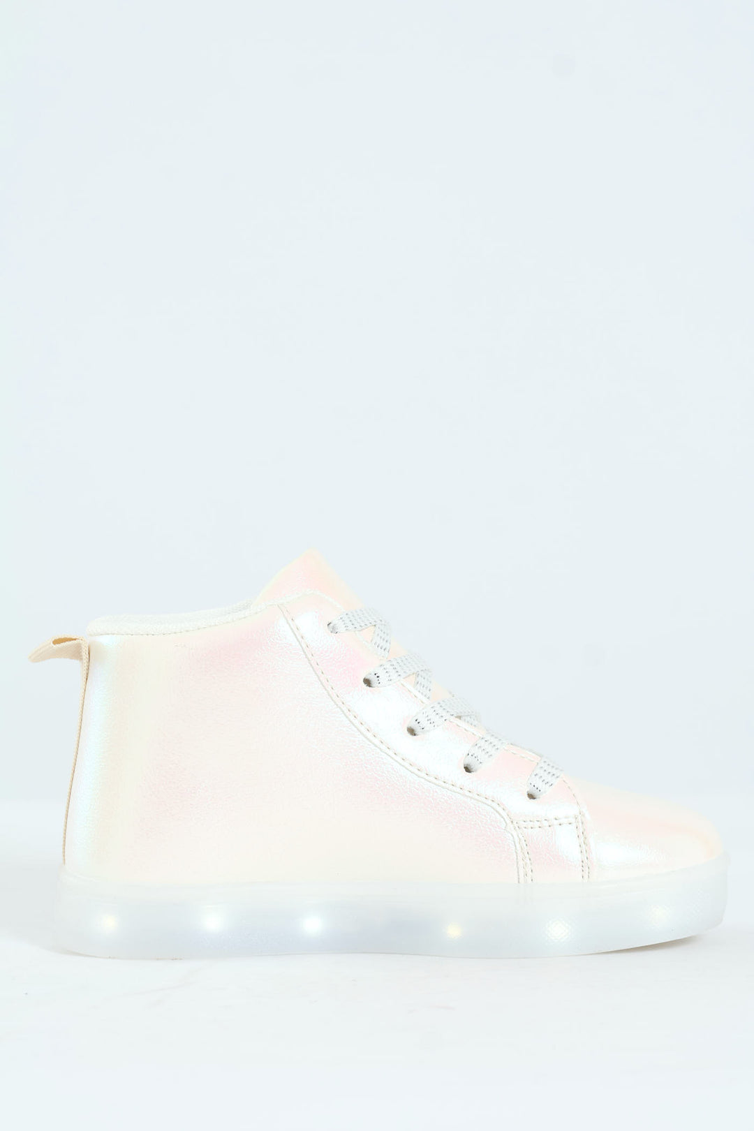 Pre-Girls Unicorn Light-Up High-Top Sneaker - White