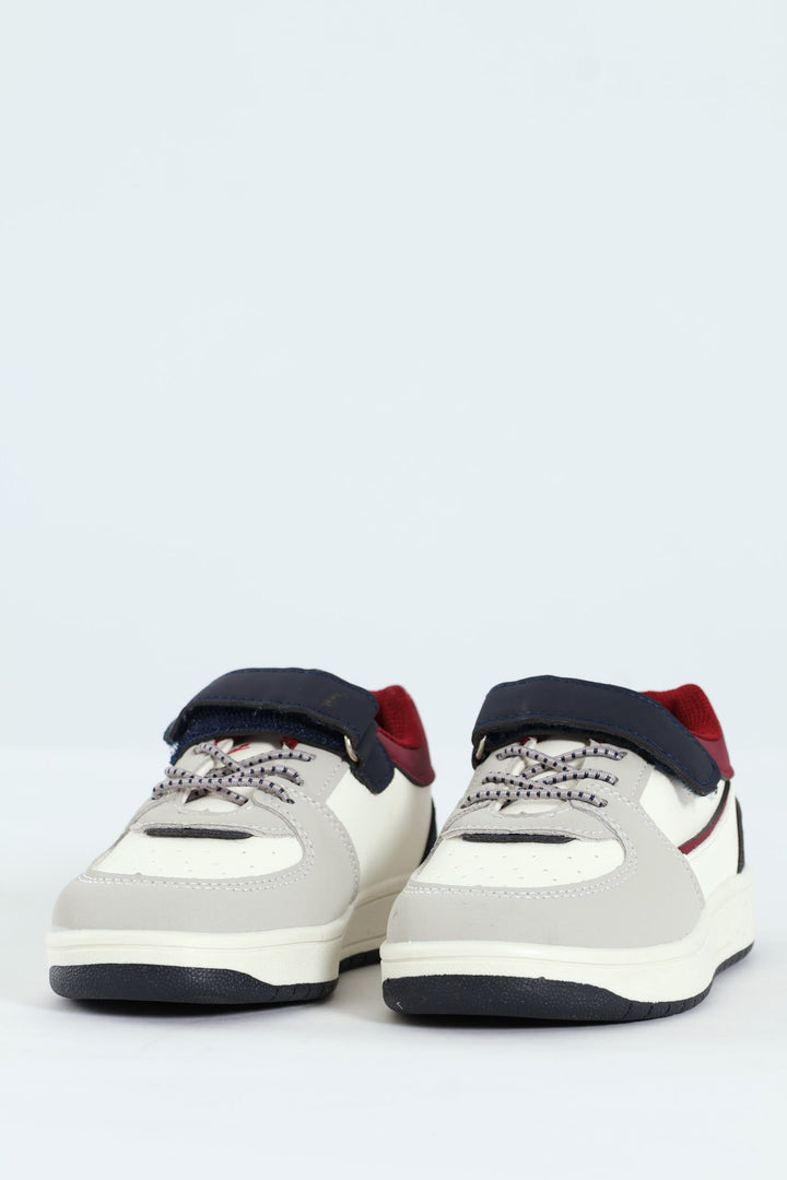 Pre-Boys Street Sneaker - Navy/Grey