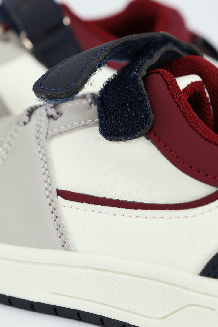 Pre-Boys Street Sneaker - Navy/Grey