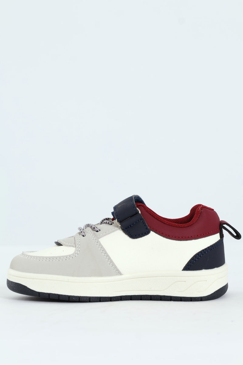 Pre-Boys Street Sneaker - Navy/Grey