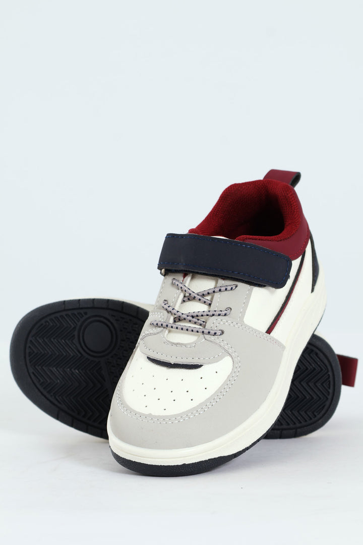 Pre-Boys Street Sneaker - Navy/Grey