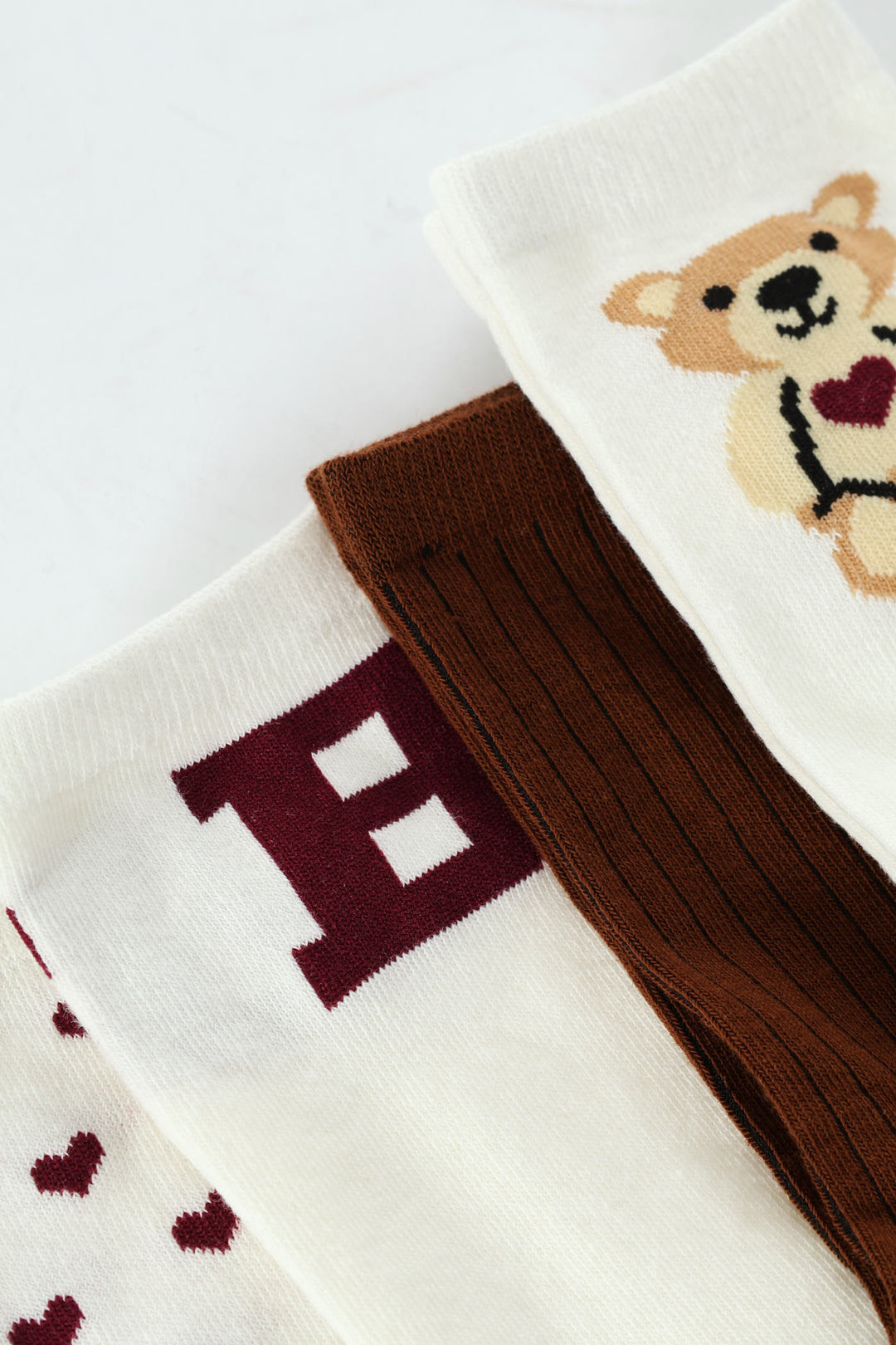 5 Pack Bearly Awake Crew Socks - Multi