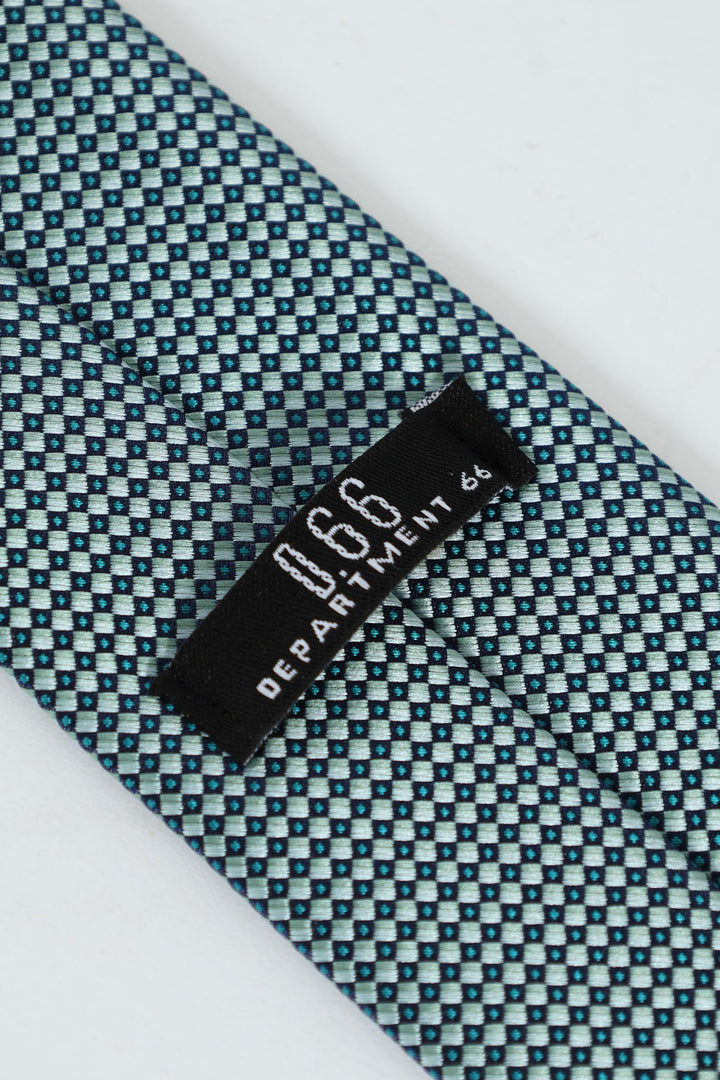Patterned Tie - Green
