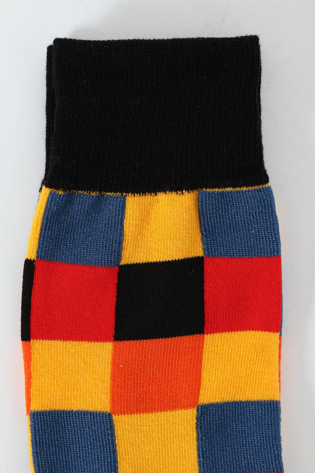 Single Check Anklet Sock - Orange