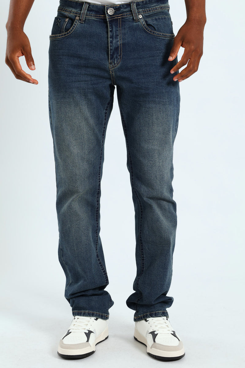 Terminator Straight Denim - Tea Stain