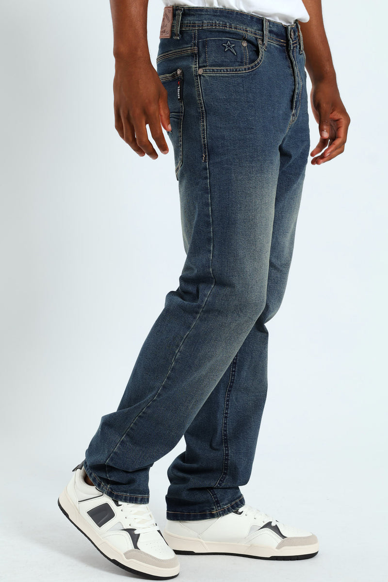 Terminator Straight Denim - Tea Stain