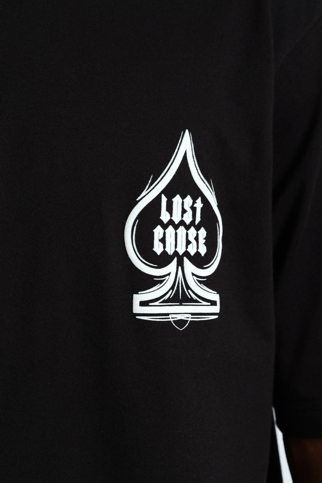 Lost Cause Front & Back Tee - Black