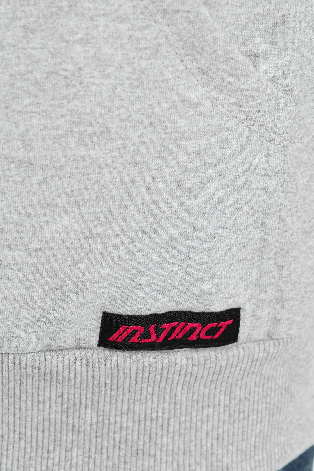 Vintage Print Hoodie - Grey