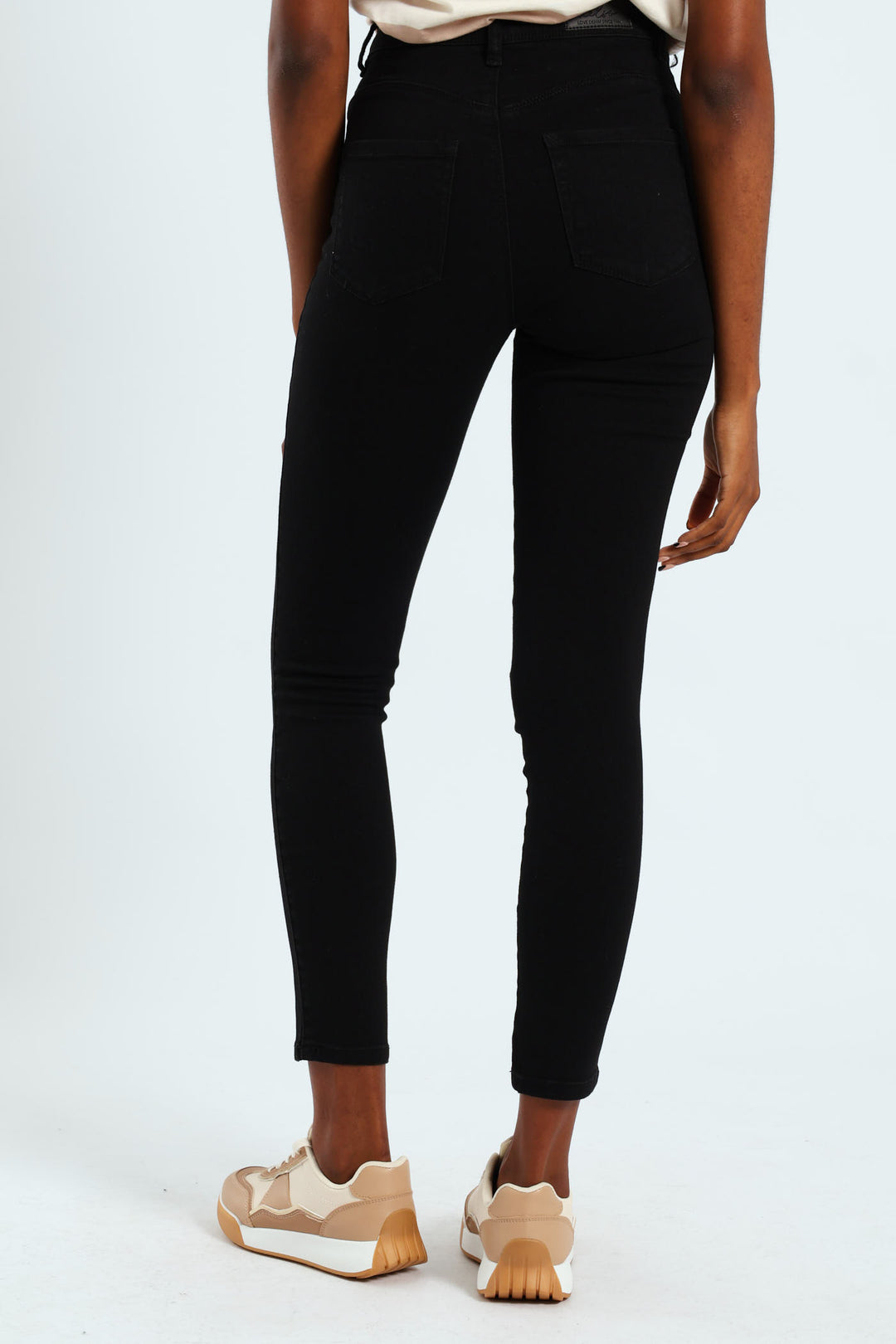 Push Up Hiwaist Skinny Jean - Black
