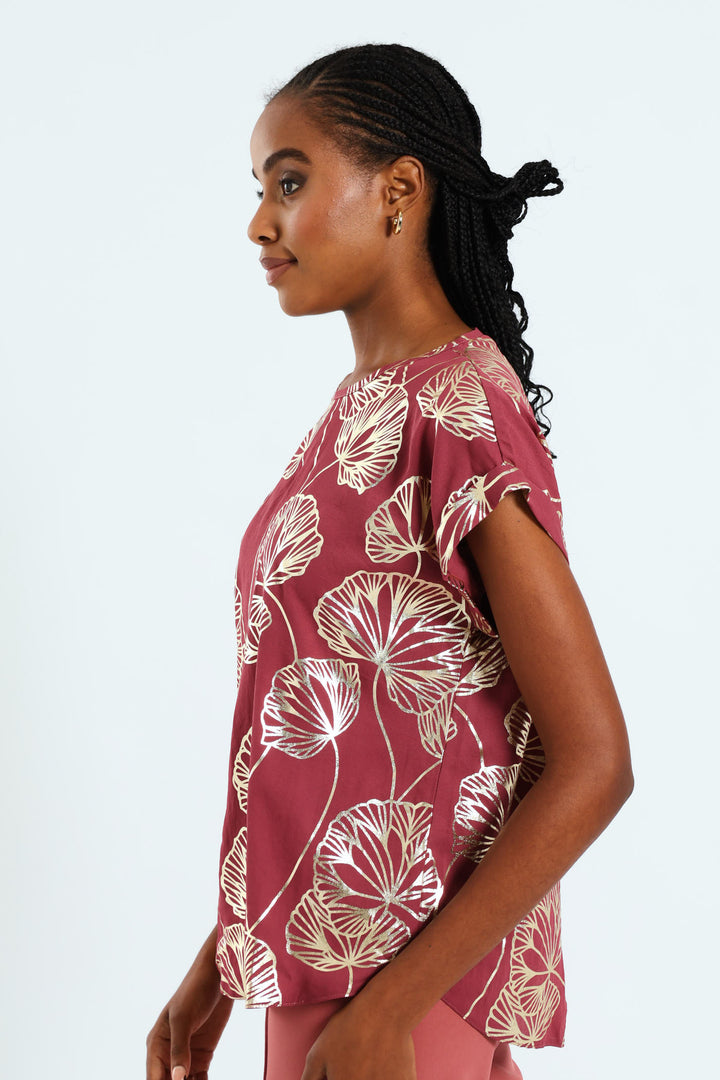 Dandelion Formal Tee - Deco Rose