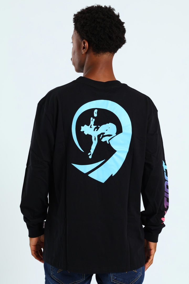 Long Sleeve Spectrum Tee - Black