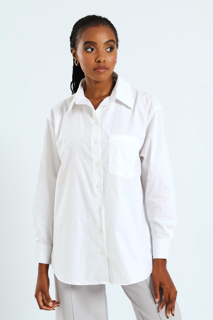 Poplin Shirt - White