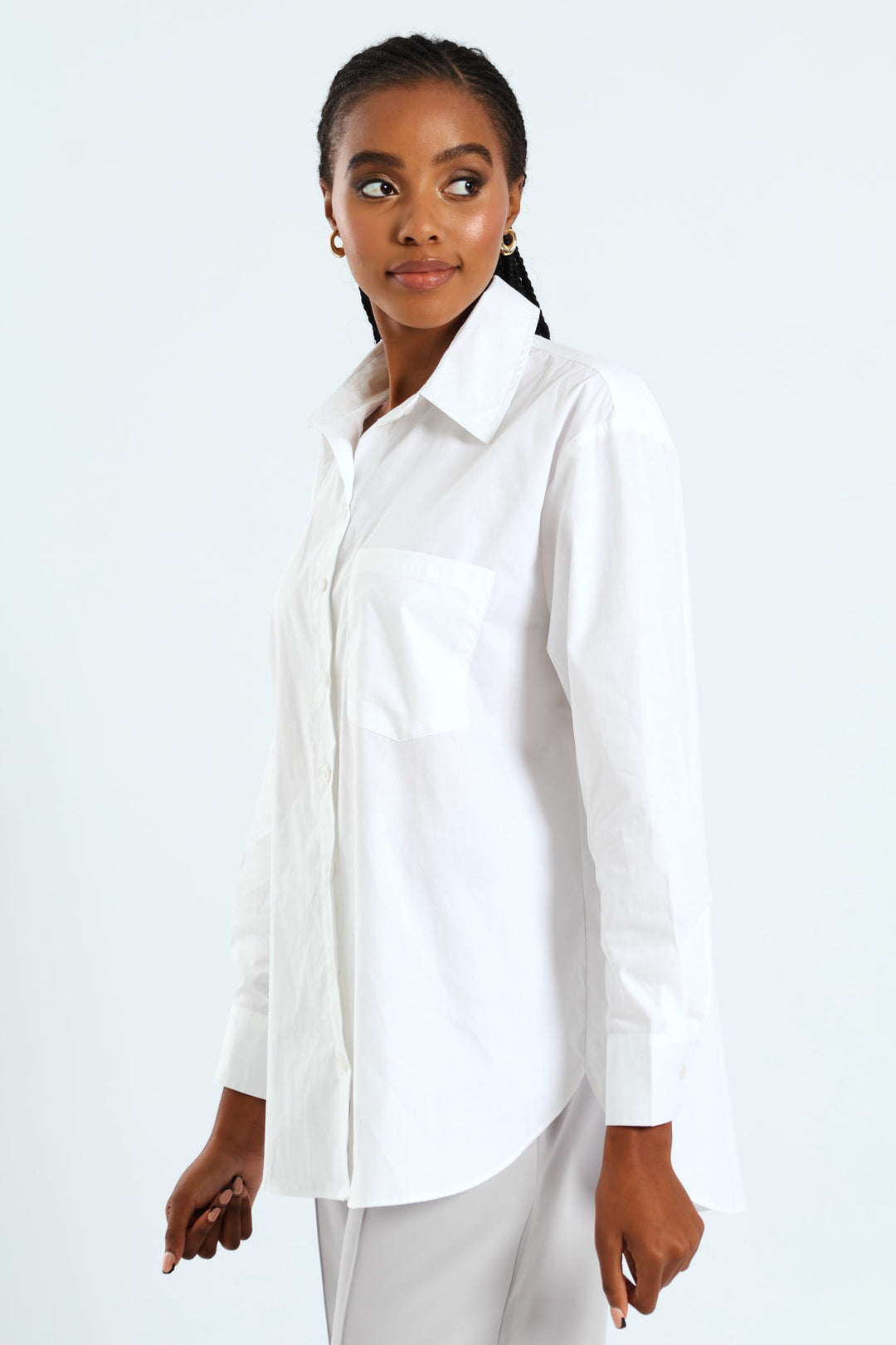 Poplin Shirt - White