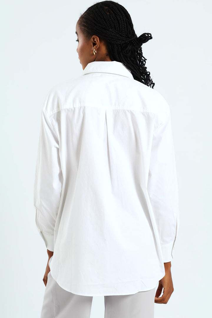 Poplin Shirt - White