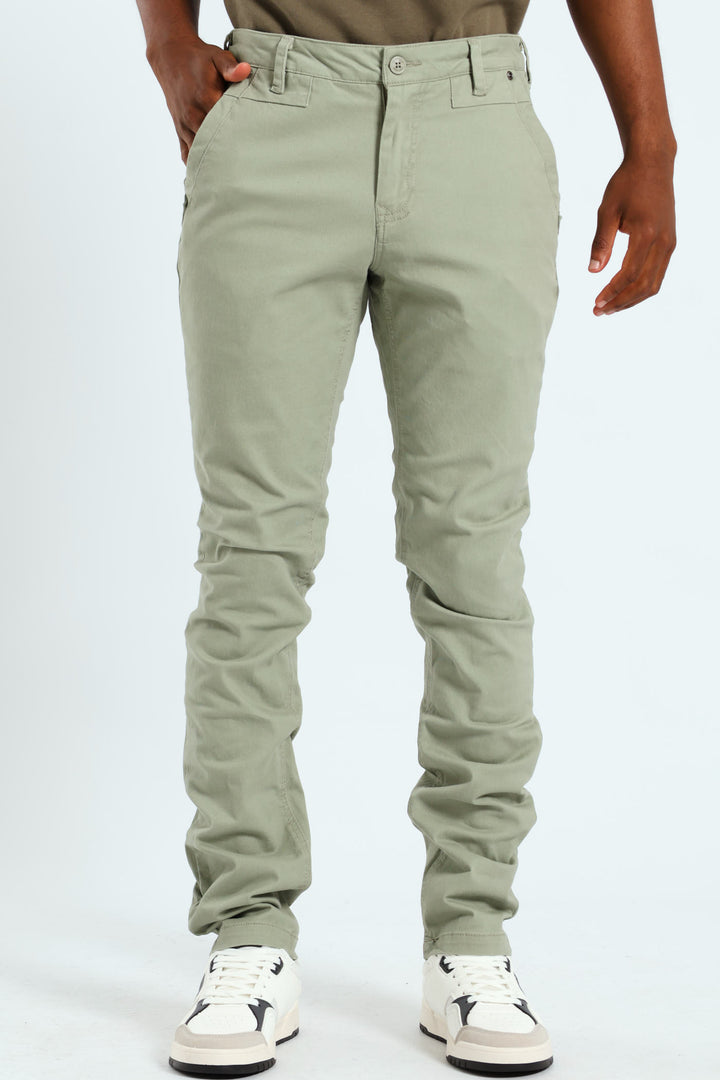 Shelton Slim Chino - Sage
