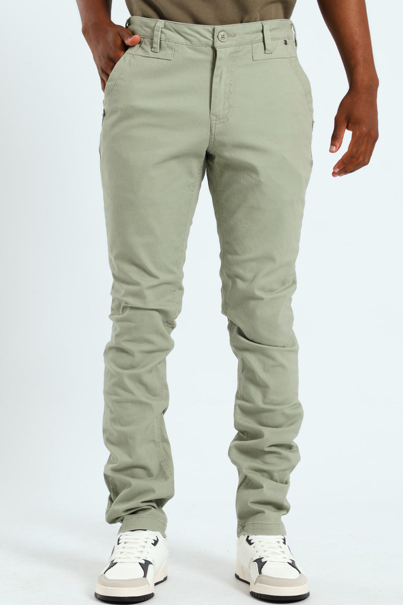 Shelton Slim Chino - Sage