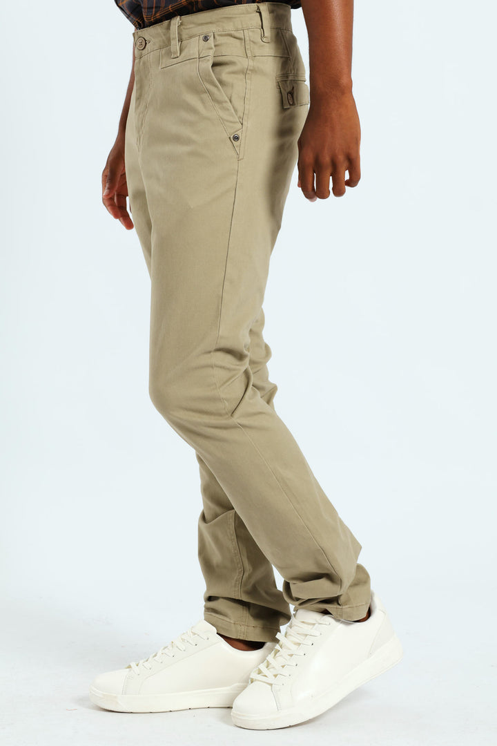 Shelton Slim Chino - Stone