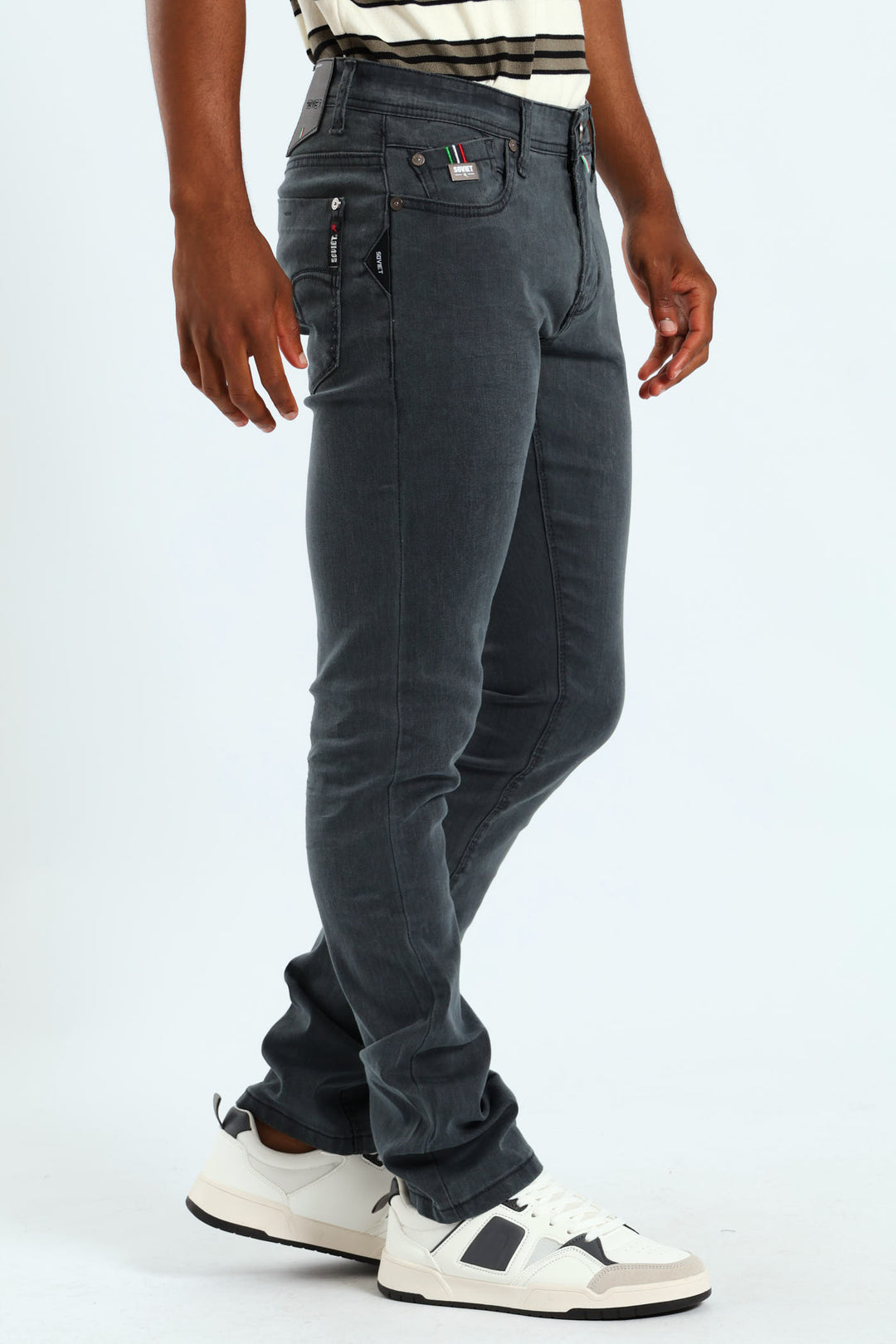 Pires Slim Denim - Slate