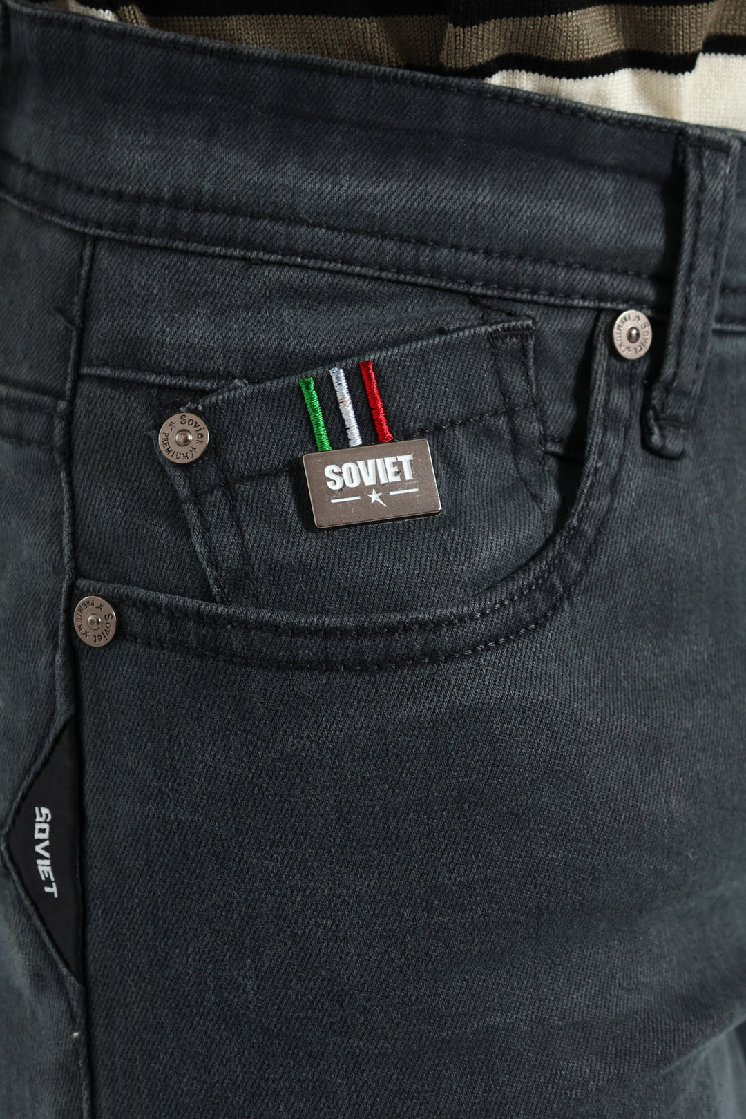 Pires Slim Denim - Slate