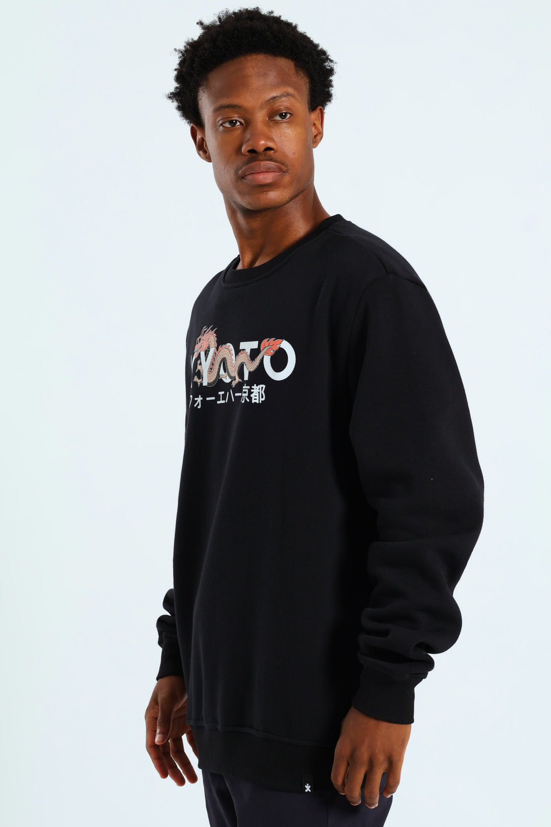 Dragon Crew Sweater - Black