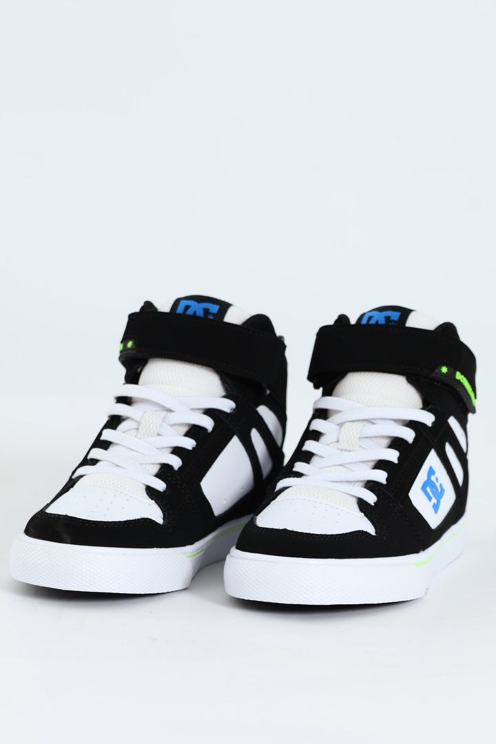 Boys High-Top Sneaker - Black