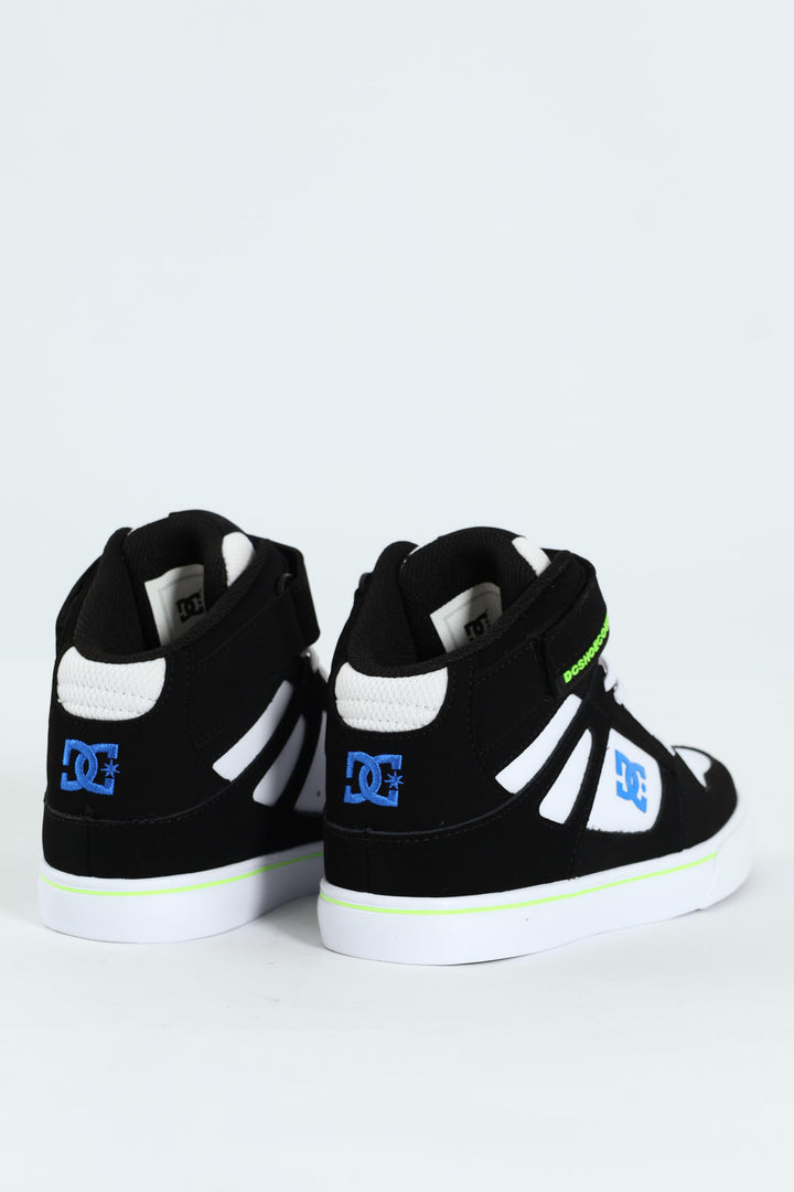 Boys High-Top Sneaker - Black