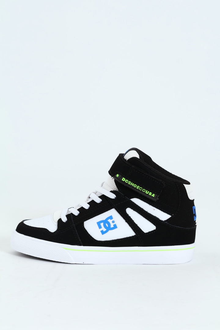 Boys High-Top Sneaker - Black