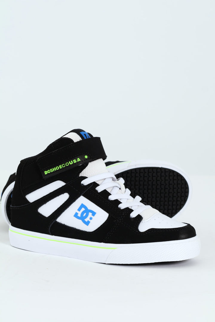 Boys High-Top Sneaker - Black