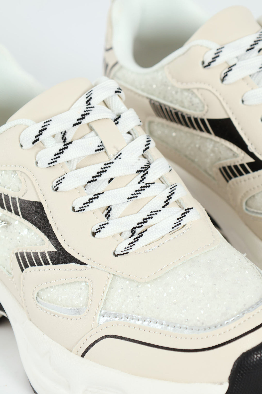 Chunky Glitter Sneaker - White