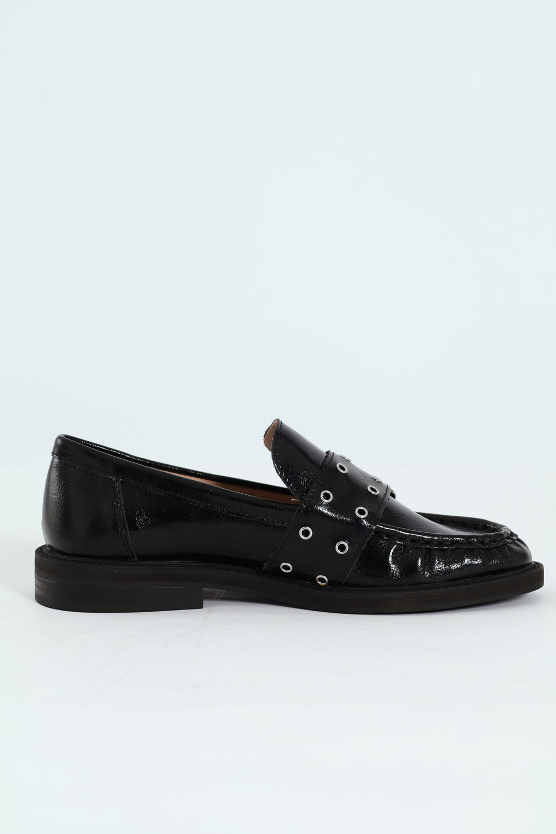 Max Track Buckle Loafer - Black
