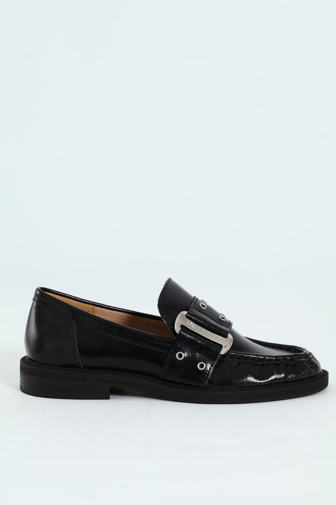 Max Track Buckle Loafer - Black