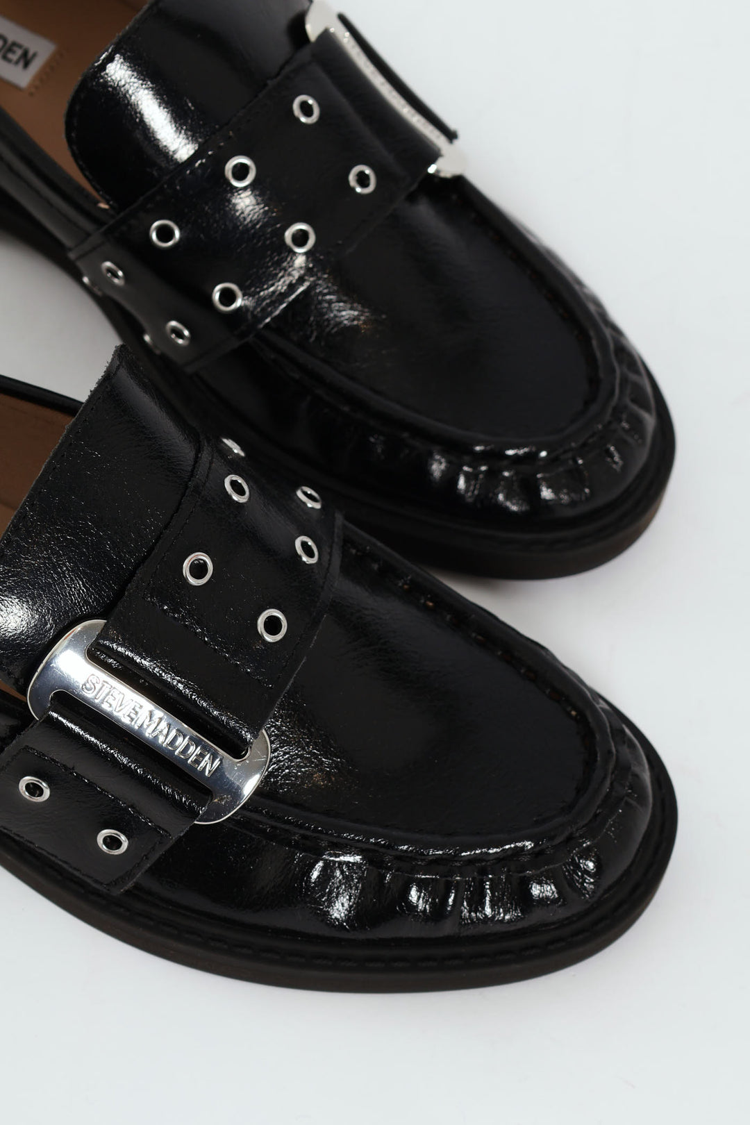 Max Track Buckle Loafer - Black