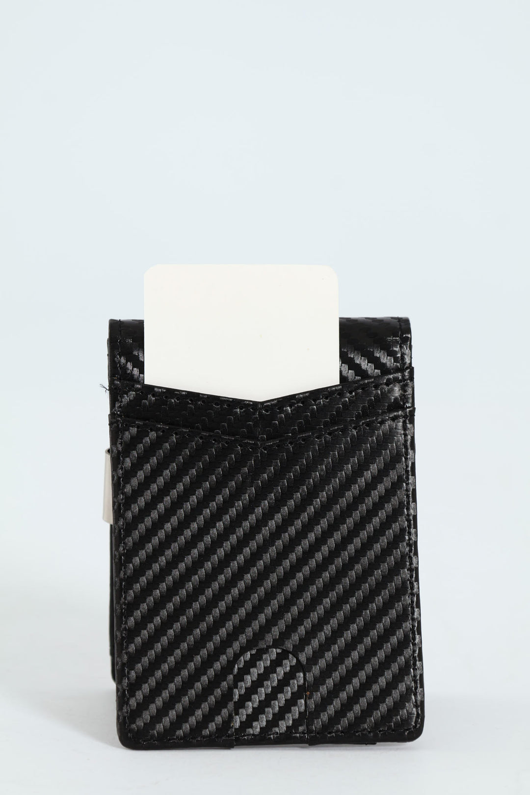 Metal Clip Card Holder Wallet - Black