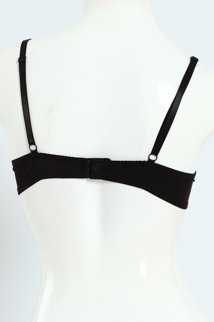 3 Pack T-Shirt Bra - White/Beige/Black