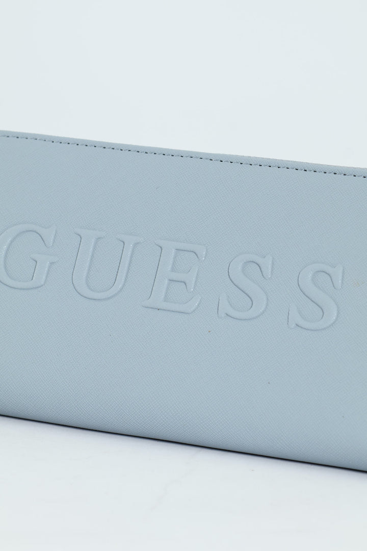Haddington Medium Zip Around Purse - Denim