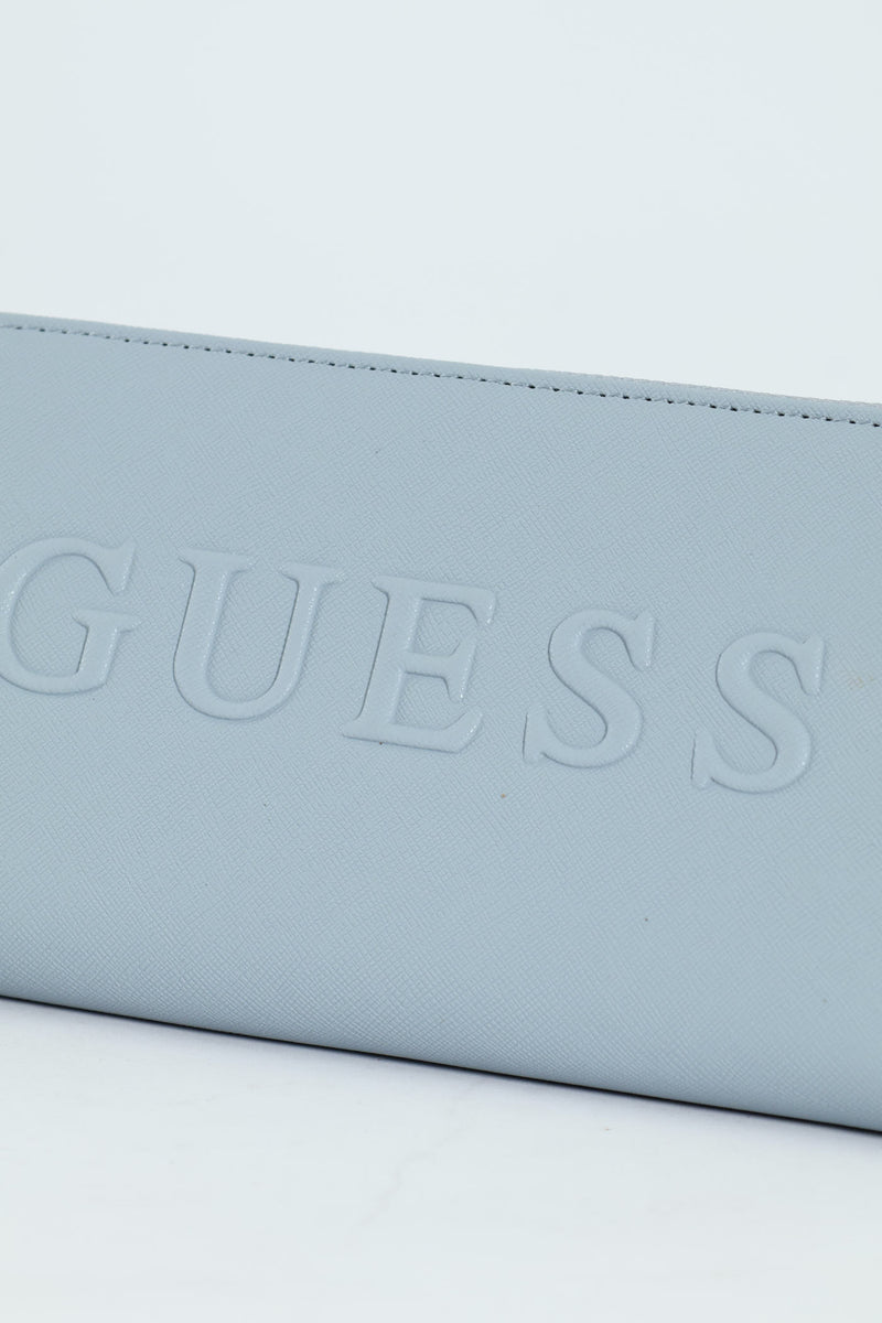 Haddington Medium Zip Around Purse - Denim