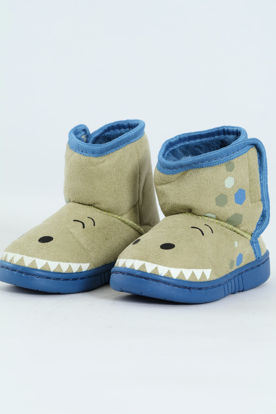 Pre-Boys Dino Slipper Boot - Sage