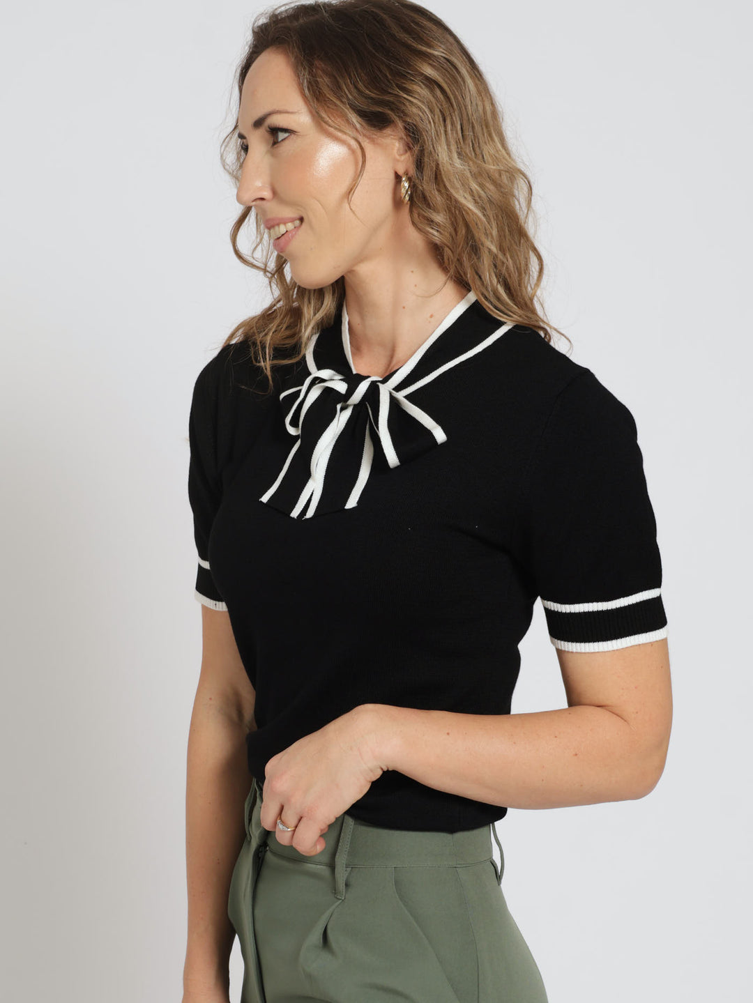 Pullover Tee - Black