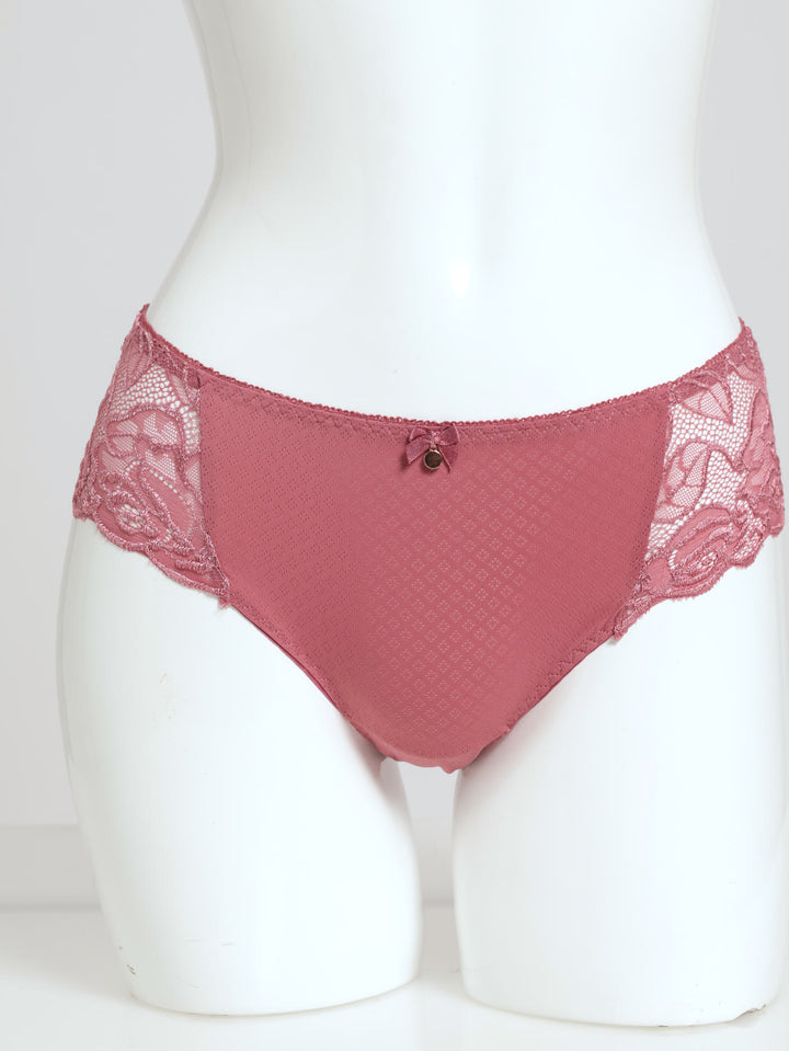 2 Pack Bikini Panties Heather Rose/Black Edgars