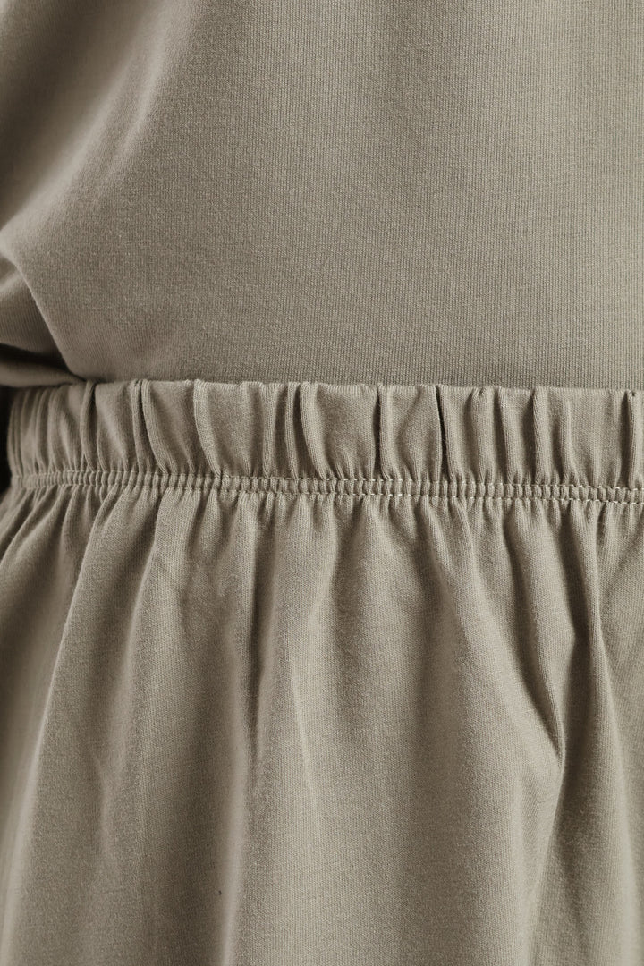 Knit Short Sleep Set - Fatigue