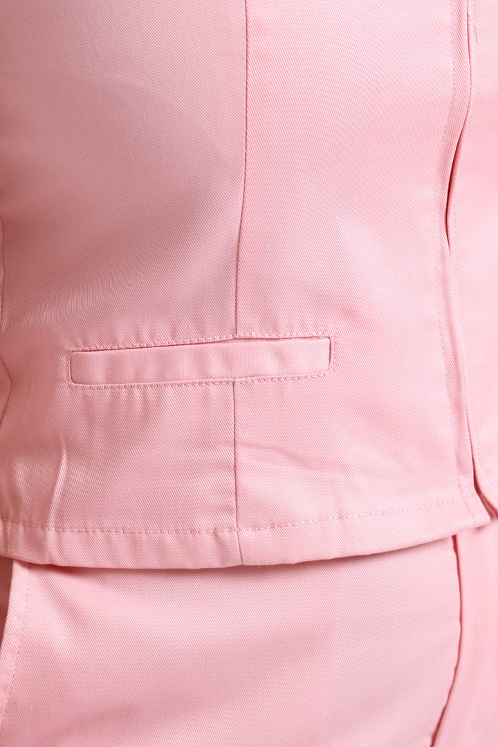 Welt Pocket Waistcoat - Candy Pink