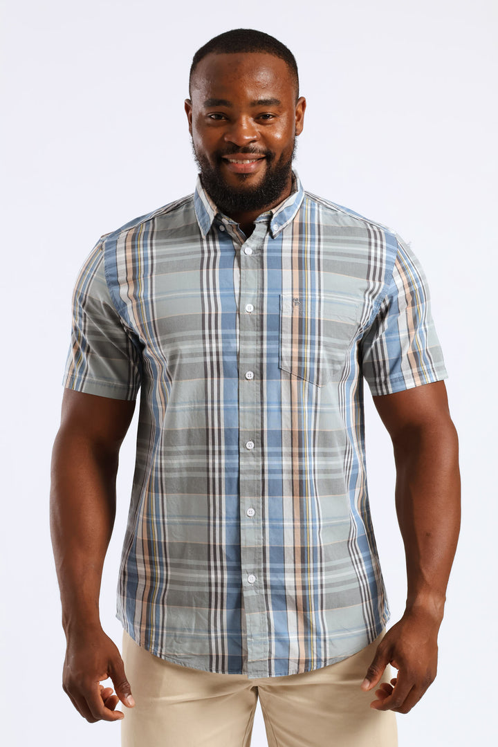 Check Regular Shirt - Light Green