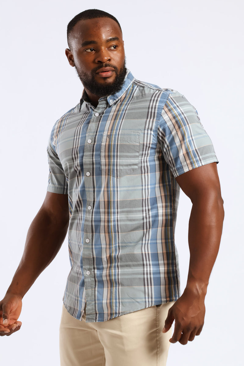 Check Regular Shirt - Light Green