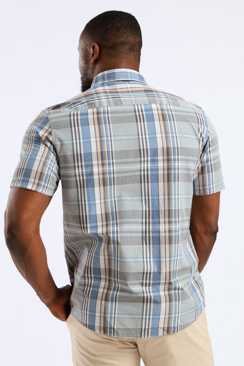 Check Regular Shirt - Light Green